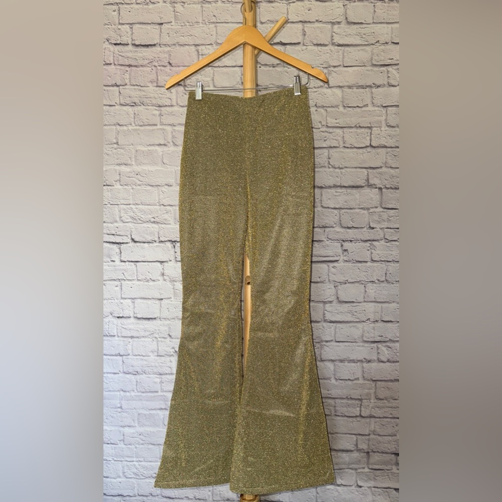 Gold flare pants - Picture 11 of 16